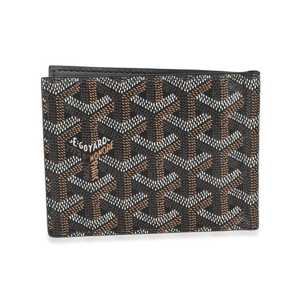 Goyard Black Goyardine Canvas Saint Thomas Bill Fold Wallet - Picture 3 of 6